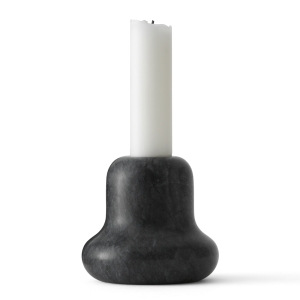 soft capital black candle